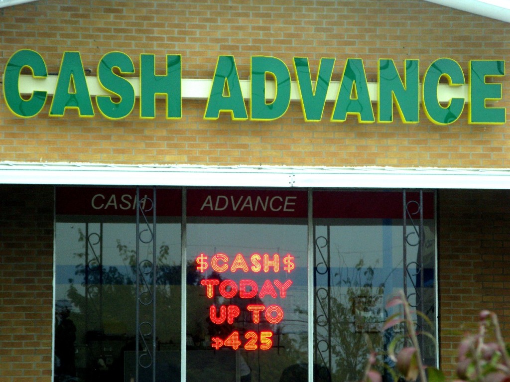 cash advance on bank of america credit card