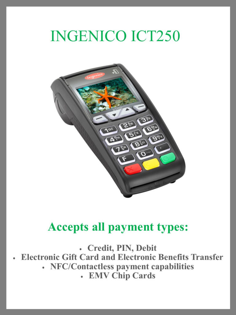 merchant credit card terminal keypad layout