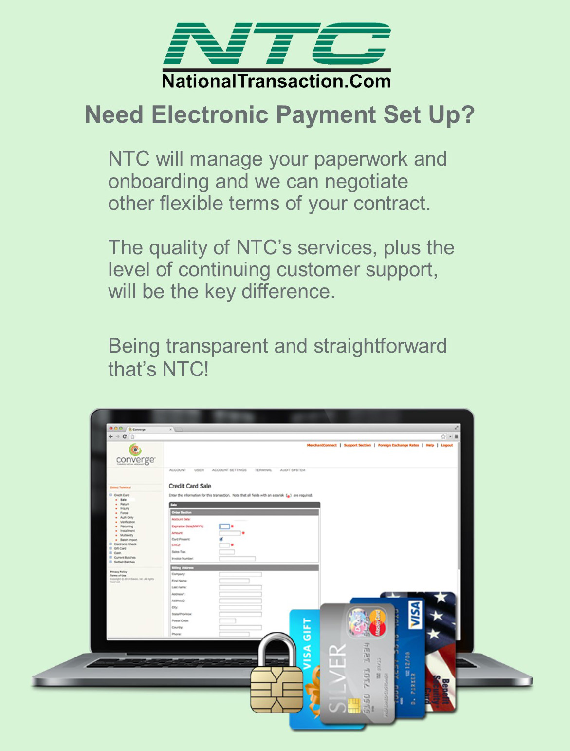 NTC Electronic Payment Set Up